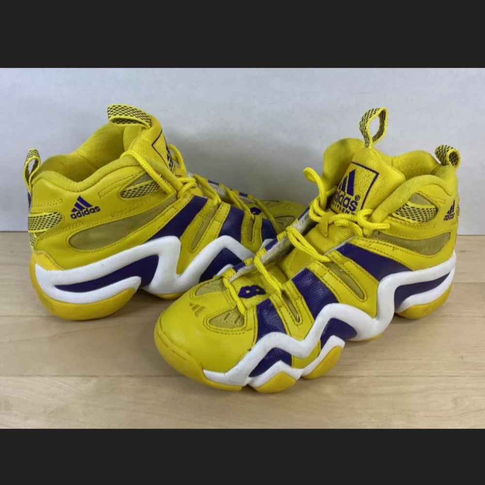 Adidas Crazy 8 Eight Lakers Sun Yellow Size 7.5